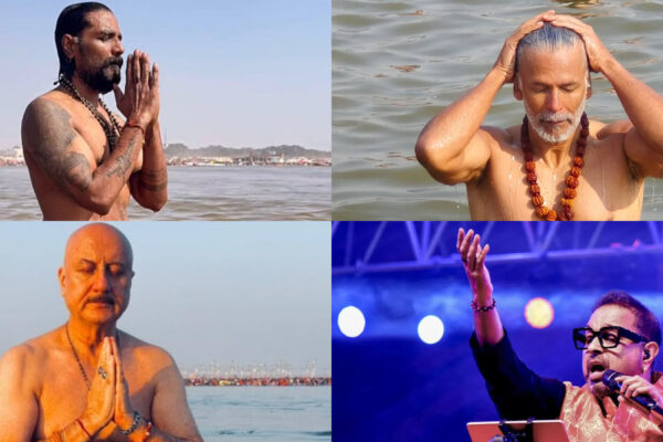 Mahakumbh 2025: Celebrities Take a Holy Dip in Triveni Sangam